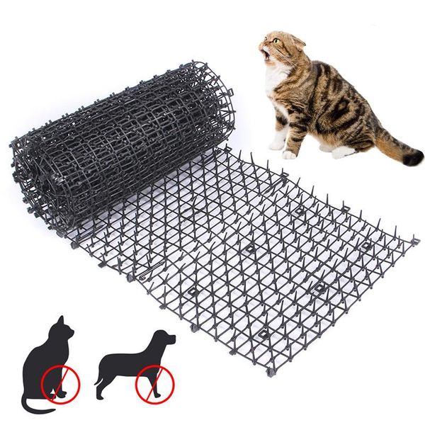 

cat carriers,crates & houses 2/4m garden anti-cat net plastic spike prevent thorn mat vegetable protection mesh multi-function protective