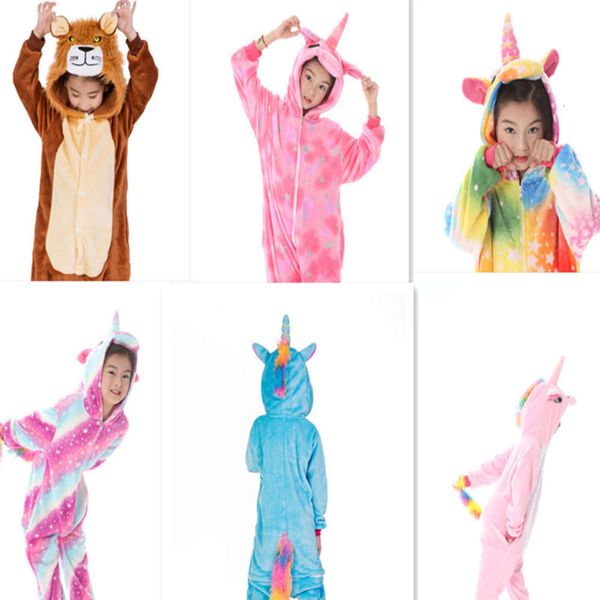 

new cartoon animal pajamas for boys and girls, Blue;red