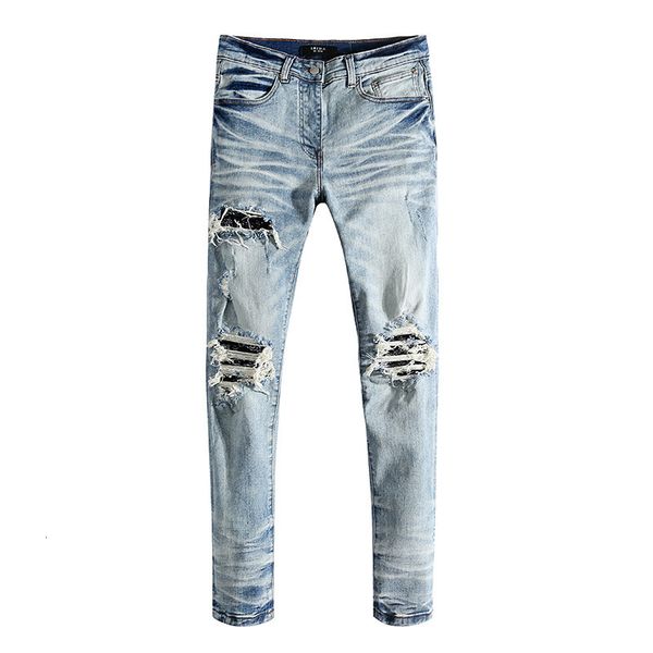 

off am high street fashion brand jeans for men, Blue