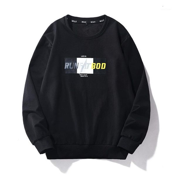 

men's hoodies & sweatshirts 2021 arrival mens casual hoodie men multi color o-neck fashion harajuku style male sweatshirt 27, Black