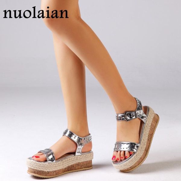 

sandals 6cm high heels platform woman wedge sandal shoes womens pump lady summer pumps heel peep toe wedges, Black