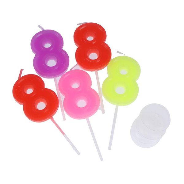 

other event & party supplies 5pcs 2.5*4.5cm birthday candles 1 2 3 4 5 6 7 8 9 0 kids for cake decoration