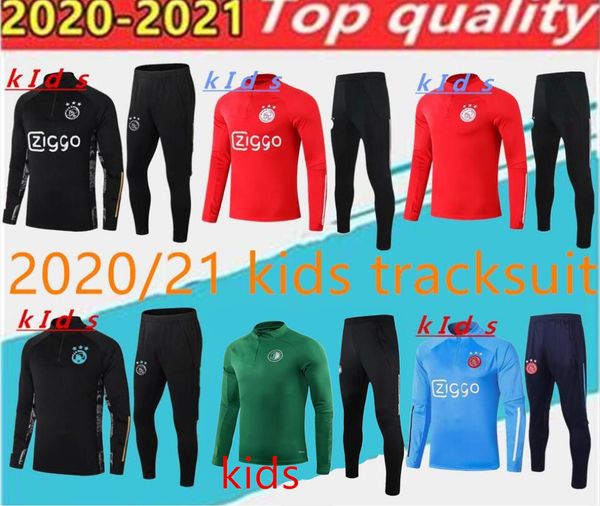 

2020 2021 kids feyenoord tracksuit football training suit 20 21 kids feyenoord chandal futbol soccer tracksuit jogging, Black