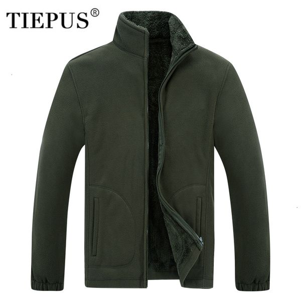 

tiepus new men`s soft shell fleece army green hoodies sweatshirt men hip hop plus size xl~6xl,7xl ,8xl sporting tracksuits hoody v191114, Black