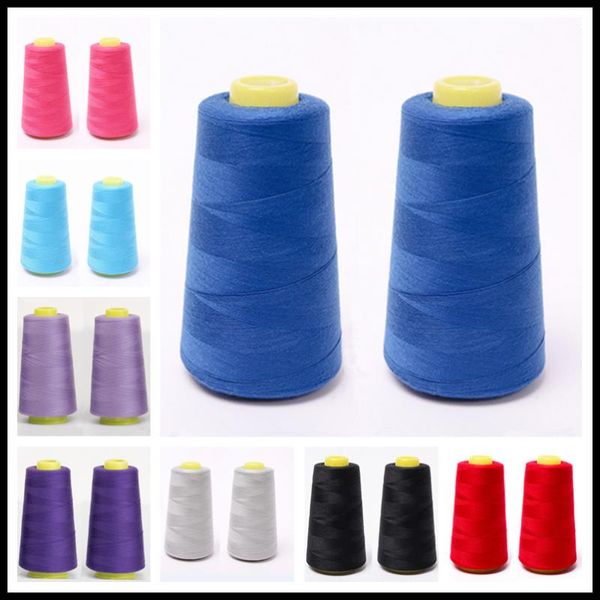 

yarn 1pcs 3000 yards polyester thread sewing color optional @~, Black;white