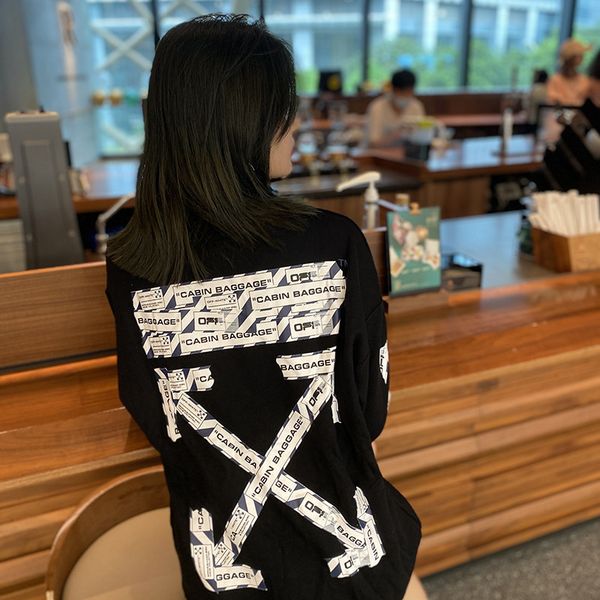 

off cordon os crew neck, Black