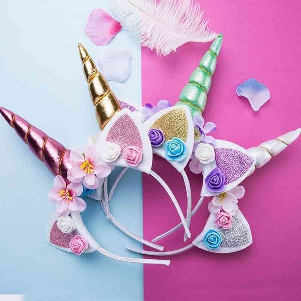 

halloween pin unicorn hoop hair ornament, Black;brown