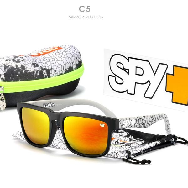 

sunglasses mirrored red lens 2021 men square hd polarized fishing reflective coating uv400 with case eyewear, White;black