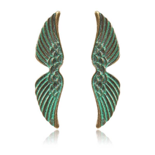 

earring angel's hope wing shape earrings national style earrings, Golden