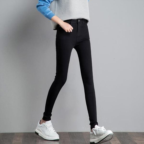 

black tight pencil pants jean womens legging trousers high waist straight leg pant women selling elegant crop