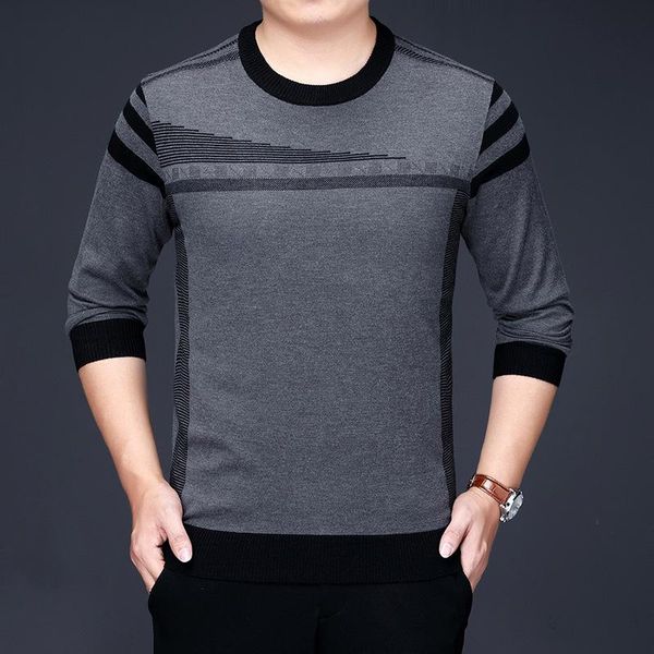 

men's sweaters mens winter o-neck knitted sweater men casual cashmere knit pullovers patchwork warm knitting jumper male, White;black