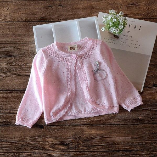 

pullover 0-36month pink baby girl jacket cute quality sweater toddler cotton born cardigan 3 6 12 18 24 36 month clothes 205036, Blue