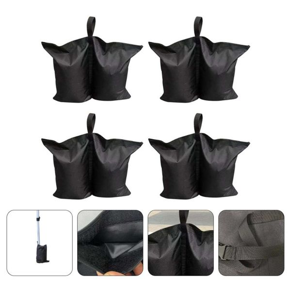 

tents and shelters 4pcs useful tent fixed sandbag sunshade windproof (black)