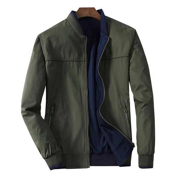 

men's jackets cotton casual baseball windbreaker double-sided jacket military male coat, Black;brown