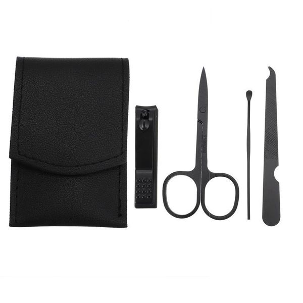 

nail art kits 8pcs/set clippers set toenail fingernail scissors with storage case files ear picks