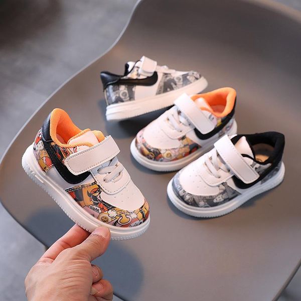 

first walkers kids sneakers 2021 boys fashion trainers children casual sport baby girls soft leather white shoes