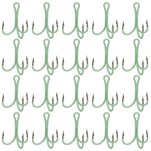 

fishing hooks 20pcs/lot treble sharp barbed hook tackle fish
