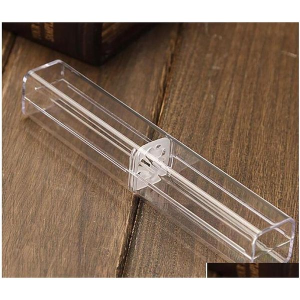

pen boxes acrylic transparent case pen holder gift for crystal pen packaging box as jllbts carshop2006