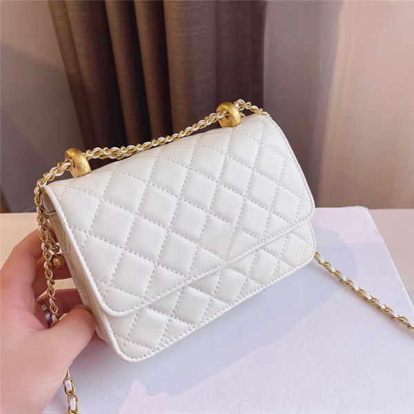 

womens fashion handbag chains crossbody shoulder bag classic casual plain soft genuine leather women luxurys designers bags 2021 with box