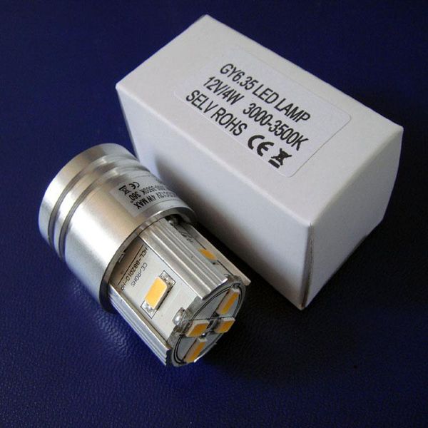 

bulbs 12v 4w led gy6.35 lamp,gy6 light,gy6.35 bulb 50pcs/lot