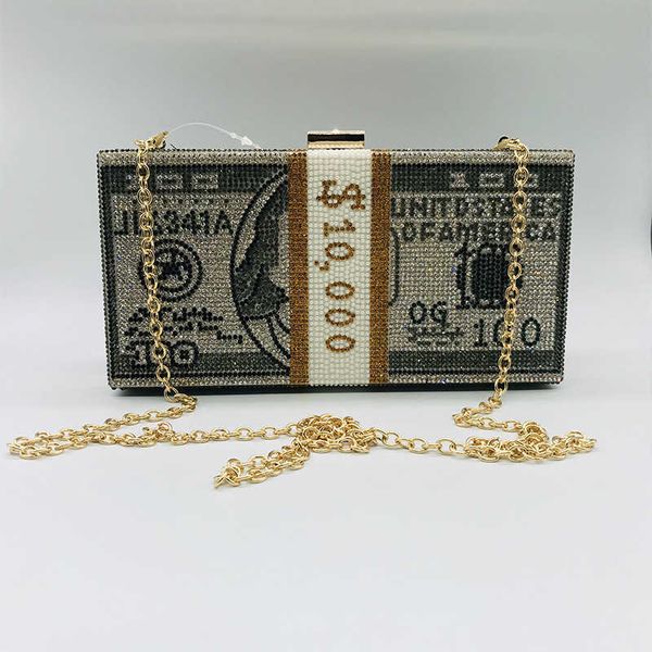 

2021 diamond inlaid u.s. dollar bag