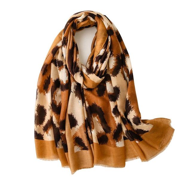 

scarves fashion 2021 design leopard tassel viscose shawl scarf neckerchief foulards hijab sjaal bufandas wrap pashmina, Blue;gray