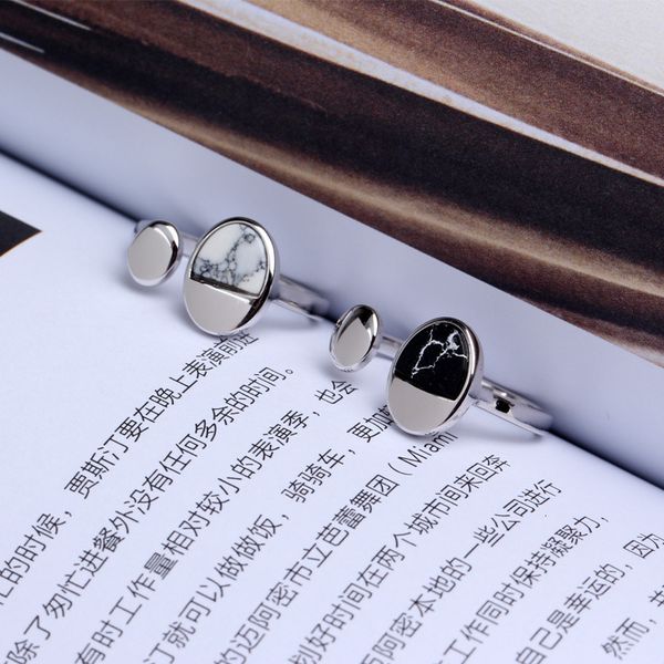 

us s925 pure silver pine stone ring