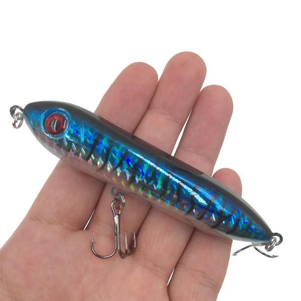 

pencil bait ater popper wobblers pesca lure 12g 10cm fishing lures 2020 floating fishing tackle carp bass fishing jllxja