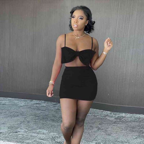 

plus size two piece women tracksuits set vacation summer clothes crop mini skirt club dress outfits matching sets, Gray