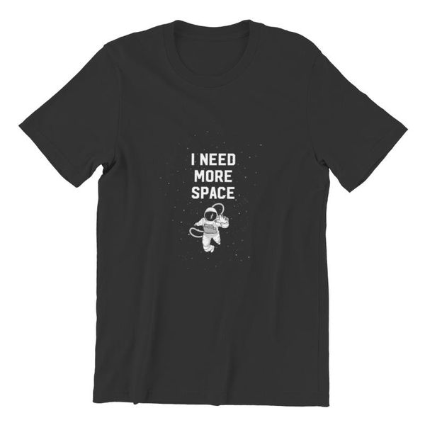 

men's t-shirts i need more space funny vintage couples matching sleeve streetwear retro hip-hop t-shirt 33301, White;black