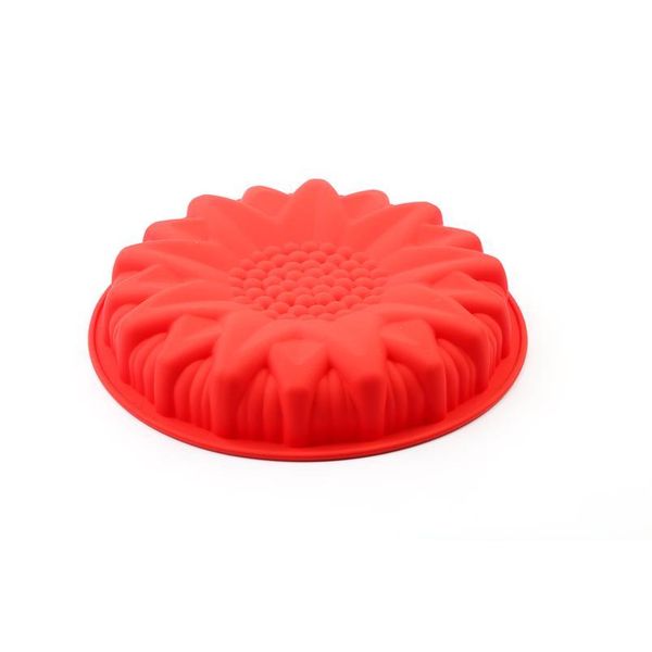 

2019 sile cake flower pan sile cake mold chiffon baking tools chiffon cake round pizza pan large new(colors qyluqq