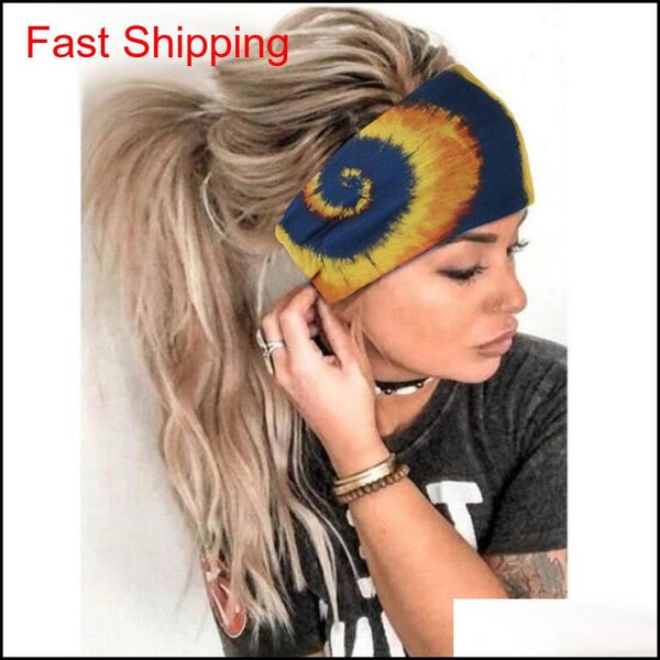 

headbands for women, bohemian style yoga elastic headwraps head wrap elastic turban fabric hairbands fashion hair acces qylfjm bdenet, Black;brown