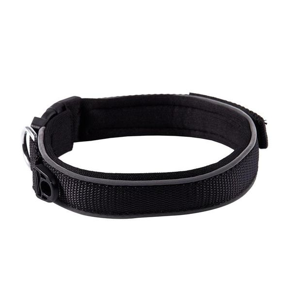 

dog collars & leashes promotion pet for dogs reflective neoprene classic ultra-soft padded collar s black