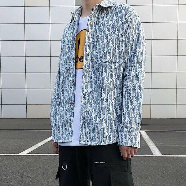 

men's casual shirts spring and autumn shirt coat net red same handsome trend wear, White;black