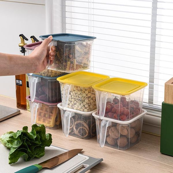 

storage bottles & jars transparent refrigerator fresh-keeping box and sorting egg large-capacity with lid