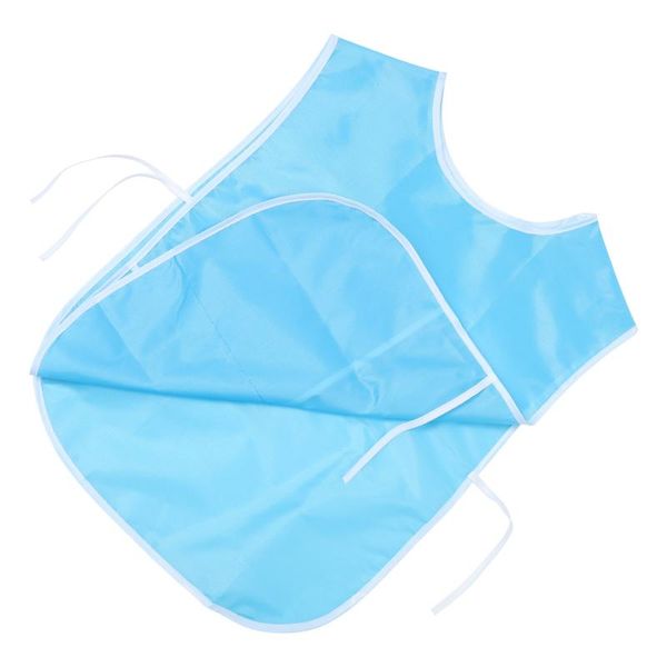 

aprons 1pc children bib supple apron pocket pure color kindergarten supplies