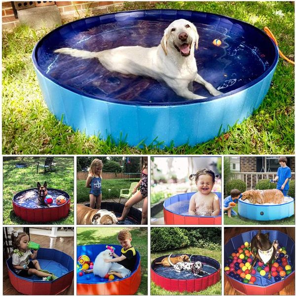 

pvc pet pool foldable dog bath basin outdoor portable water bath cat dog cleaning products