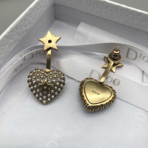 

simple fashion love pearl earrings for women black friday online sales, Silver