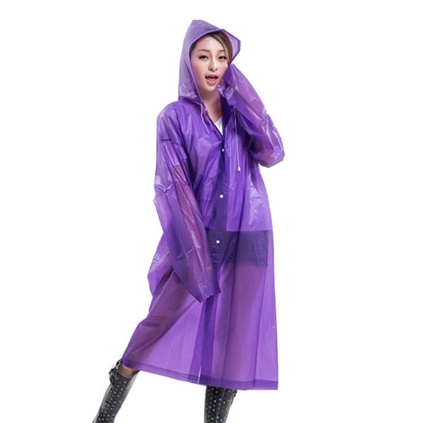 

rain wear 1pc portable reusable men women emergency waterproof raincoat canopy shelter hiking outdoor camping cover poncho supplies
