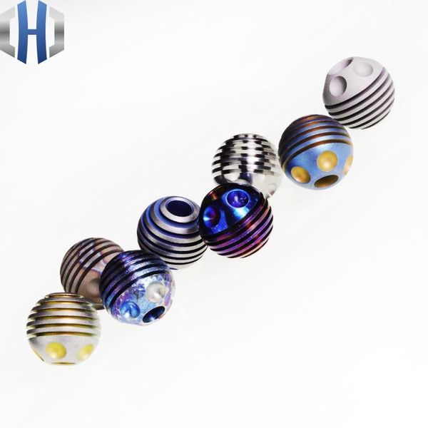 

x style planet series titanium alloy paracord beads 8 colors
