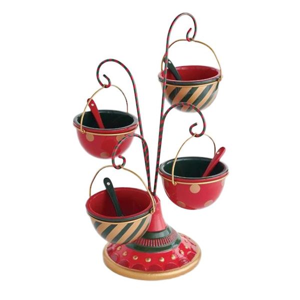 

other festive & party supplies be merry snack bowl stand christmas serving for home cristmas ornament xmas navidad natal year/**