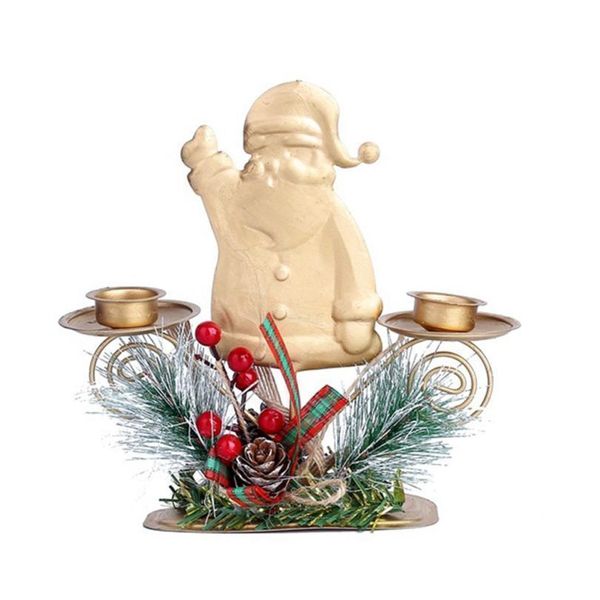 

2021 christmas iron art candlestick holders deskdecoration craft festival party supplies home decor years gift n qylqfy