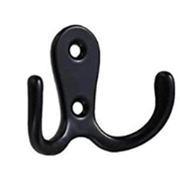 

hooks & rails metal wall hook multifunctional heavy duty black storage holder for bathroom bedroom kitchen rt88