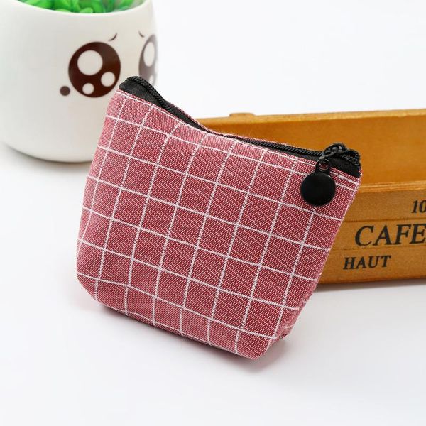 

storage bags cute women coin bag mini sanitary napkin canvas purse holder keys pouch cosmetics organizer