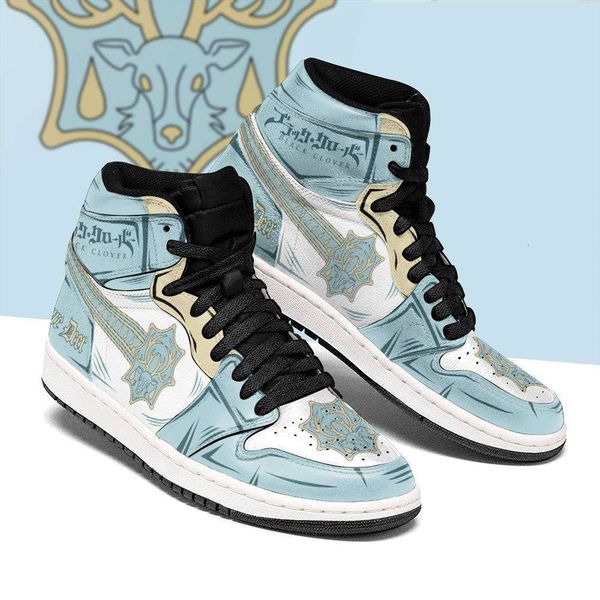 

customization azure deer magic knight sneakers black clover sneakers anime
