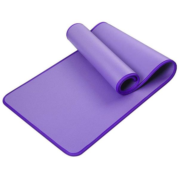 

bath mats nbr yoga mat edging non-slip thickening fitness sweat-absorbent waterproof sports training pilates gymnastics