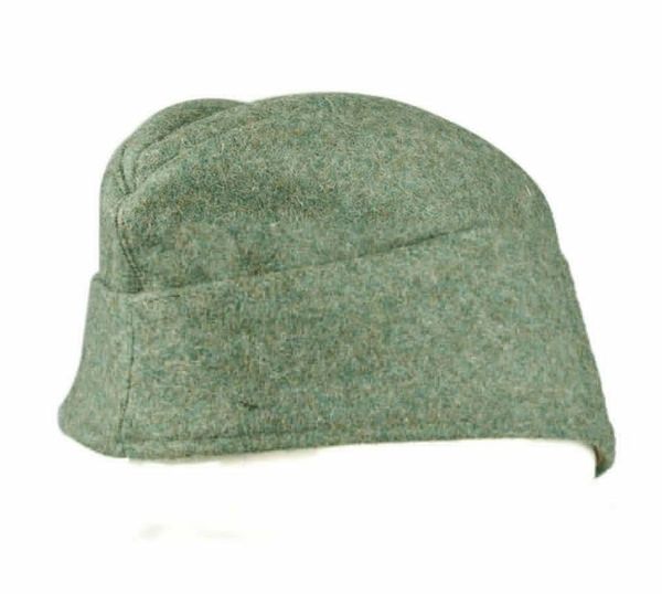 

wide brim hats wwii german em solider enlisted man panzer wool garrison cap hat size m  xl, Blue;gray