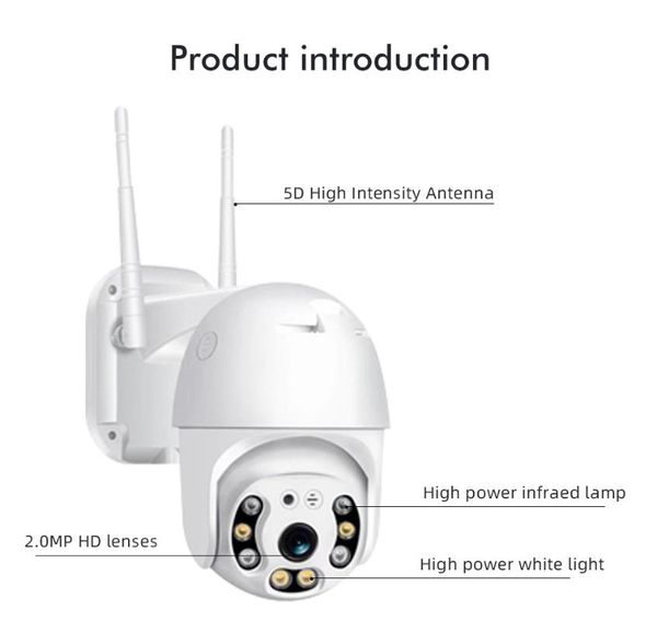 

cameras 1080p security camera wifi outdoor ptz speed dome wireless ip cctv pan tilt 4xzoom ir network surveillance p2p cam