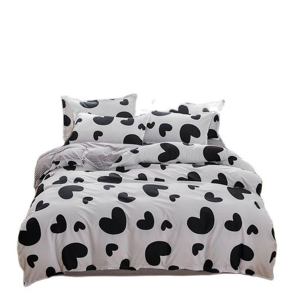 

bedding sets love duvet cover bed sheet pillowcase full king  twin size brief set