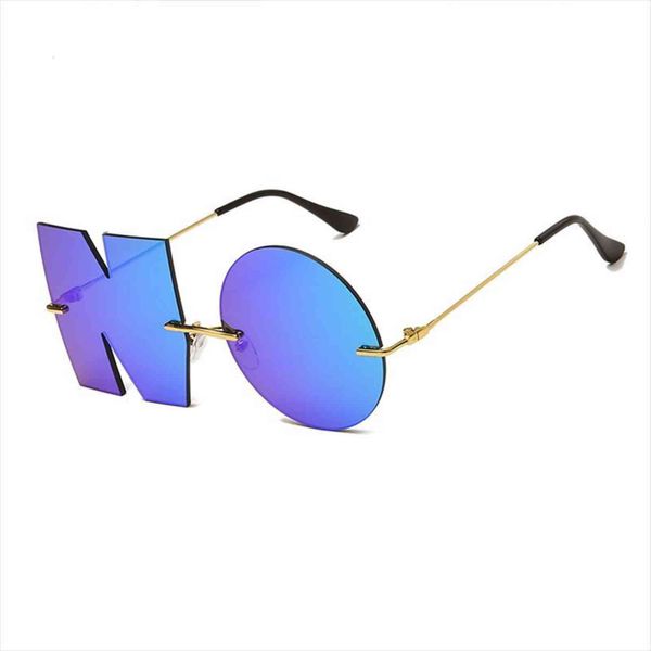 

no metal frame sunglasses colorful men women brand designer fashion sun glases uv400 male female, White;black